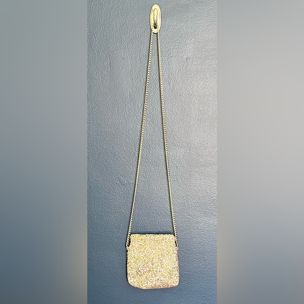 Old Navy Gold Sequin Crossbody Bag